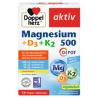 Bild: DOPPELHERZ Magnesium 500 + D3 + K2 Depot